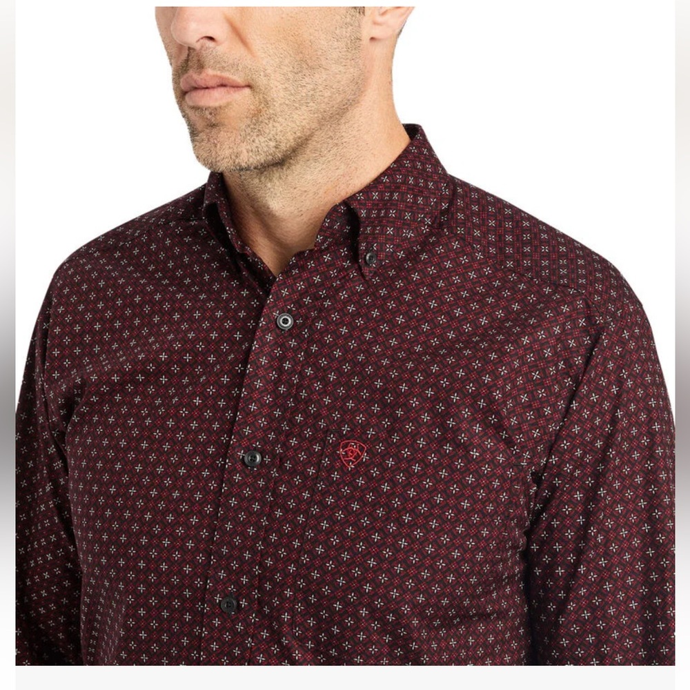 Men’s Ariat Wesson Fitted Long Sleeve Shirt